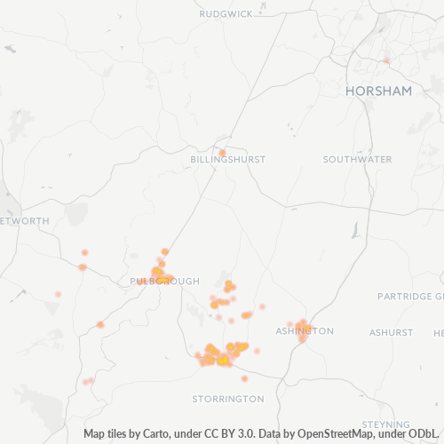 RH20 Business Density Heatmap