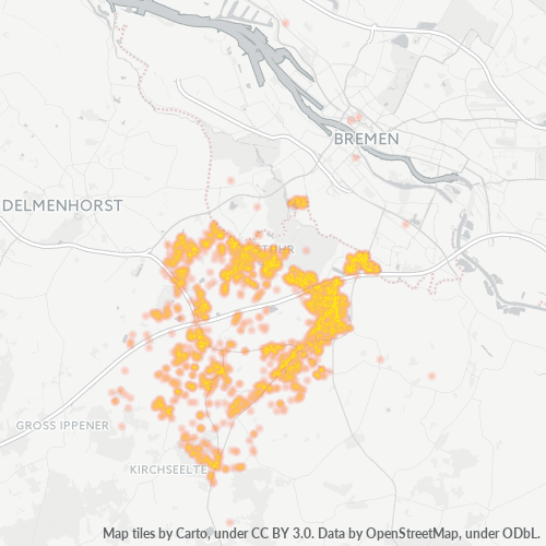 28816 Poslovni toplotni zemljevid 28816 Poslovni toplotni zemljevid