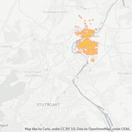 70378 Standortdichte-Heatmap