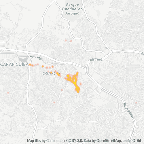 06020-000 Mapa de calor de densidad empresarial