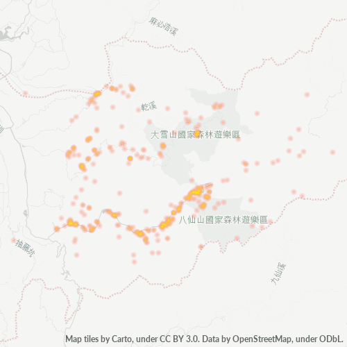 424 商業密度熱圖