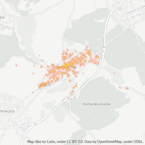 Heatmap für plz 71139