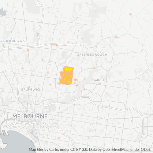 3081 Business Density Heatmap