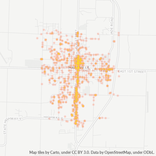 64468 Business Density Heatmap