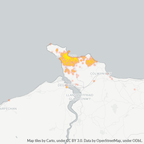 LL30 Business Density Heatmap