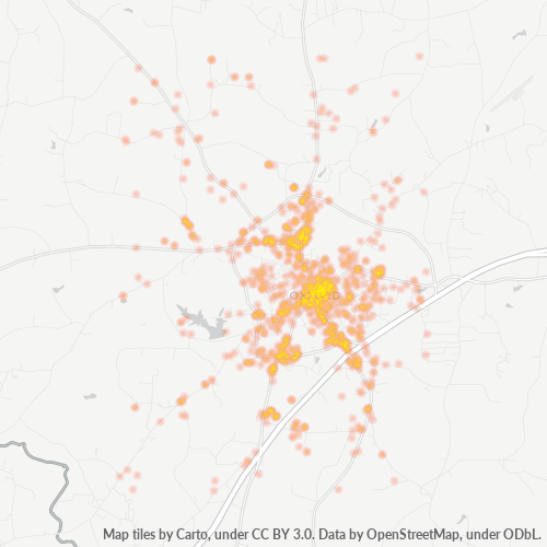 27565 Business Density Heatmap