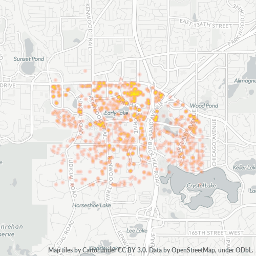 55306 Business Density Heatmap