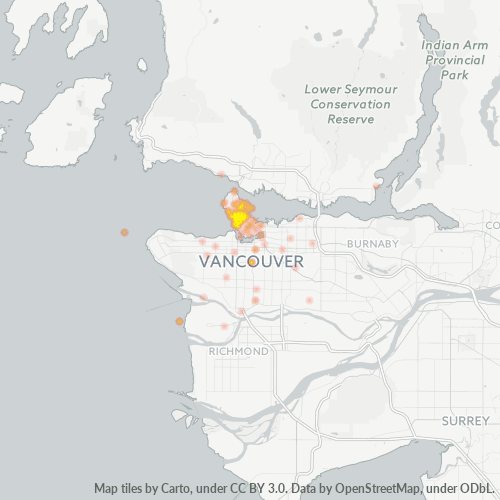 V6G Business Density Heatmap