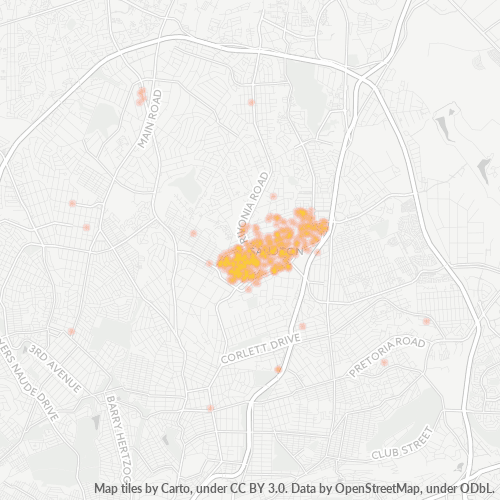 2031 Hittekaart vir Besigheidsdigtheid