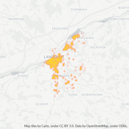 84036 Standortdichte-Heatmap