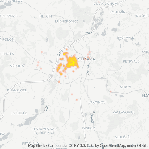 709 00 Mapa hustoty obchodu