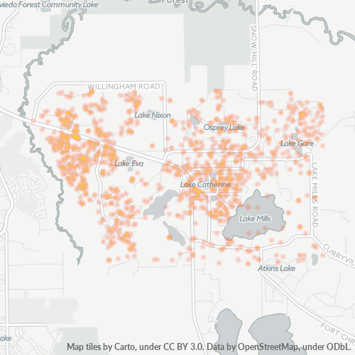 32766 Business Density Heatmap