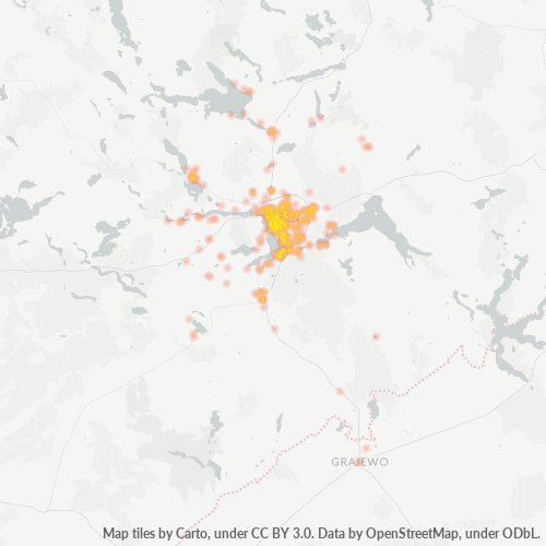 19-300 Mapa intensywności działalności gospodarczej