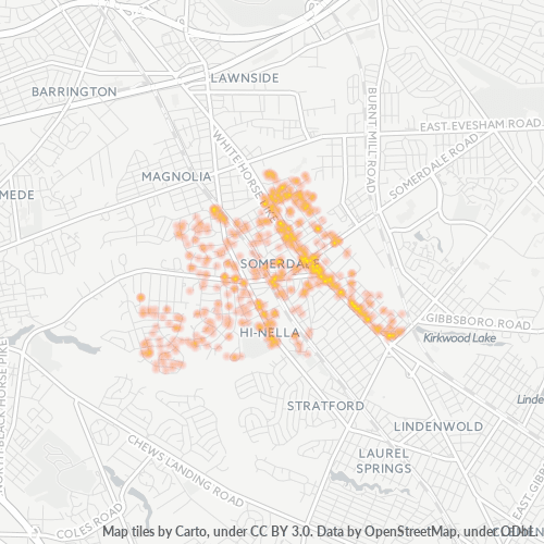 08083 Business Density Heatmap