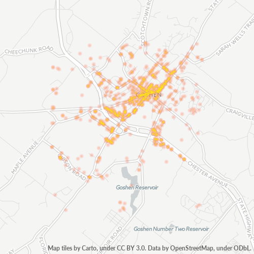 10924 Business Density Heatmap