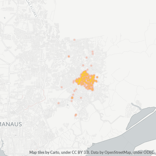 69087-000 Heatmap de Densidade da Empresa