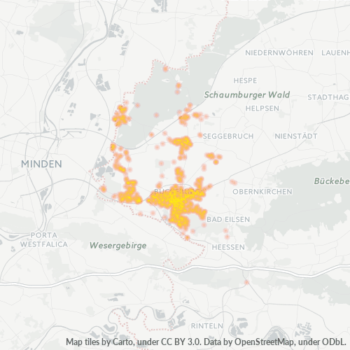 31675 Standortdichte-Heatmap