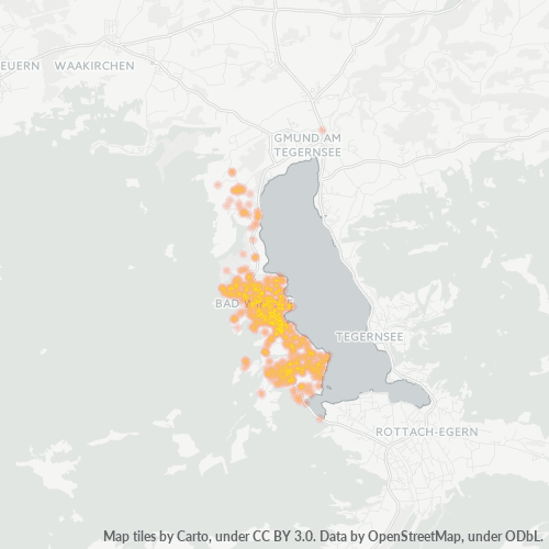 Heatmap für plz 83707