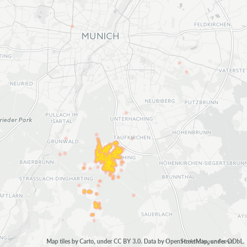 Heatmap für plz 82041
