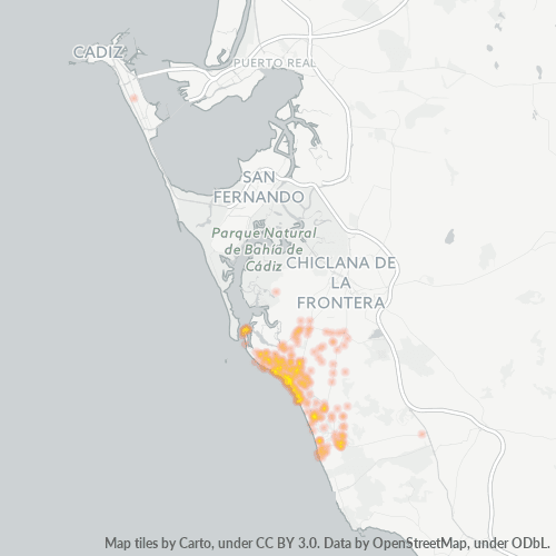 11139 Mapa de calor de densidad empresarial