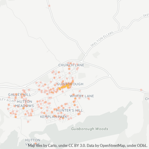 TS14 Business Density Heatmap