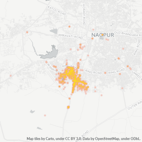 440025 Business Density Heatmap