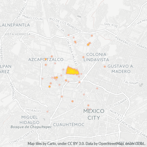 02600 Mapa de calor de densidad empresarial