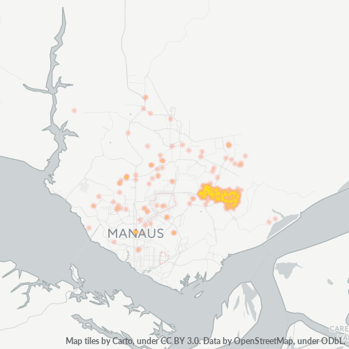 69086-000 Mapa de calor de densidad empresarial