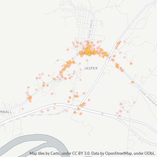 37347 Business Density Heatmap