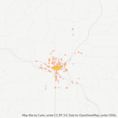 65689 Business Density Heatmap