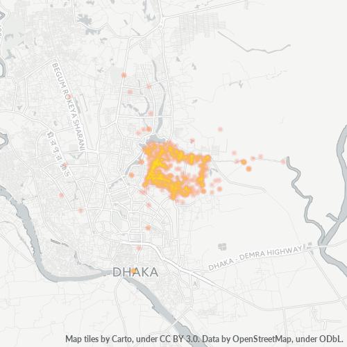 1219 ব্যবসার ঘনত্ব হিটম্যাপ