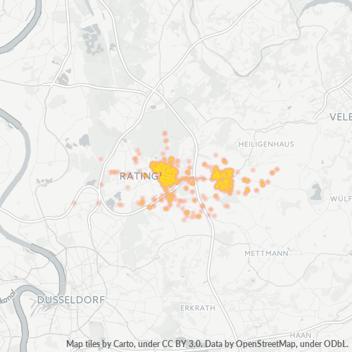 40882 Standortdichte-Heatmap