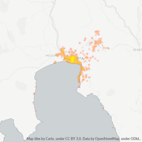 241 00 Χάρτης θερμότητας πυκνότητας επιχείρησης