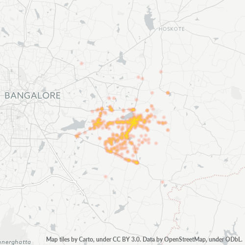 560087 Business Density Heatmap