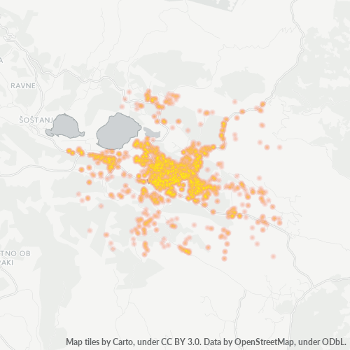 3320 Zemljevid gostote poslovanja