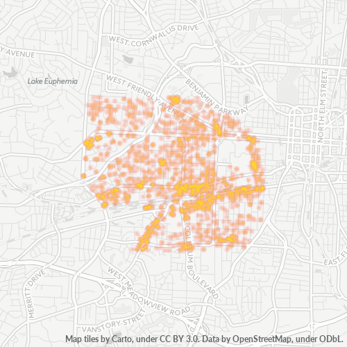 27403 Business Density Heatmap