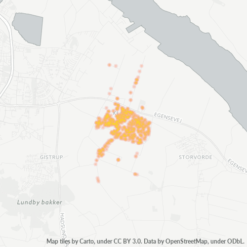 9270 Heatmap over forretningstæthed