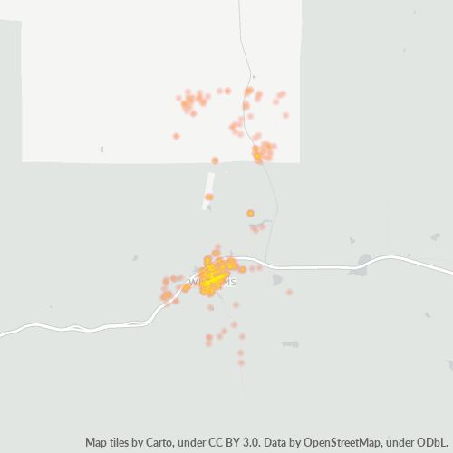 86046 Business Density Heatmap