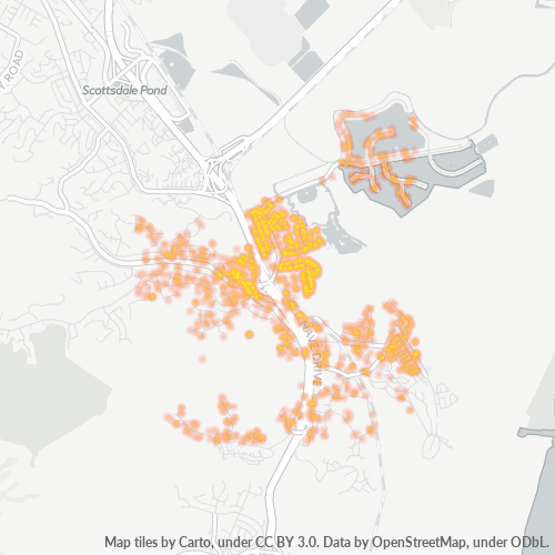 94949 Business Density Heatmap