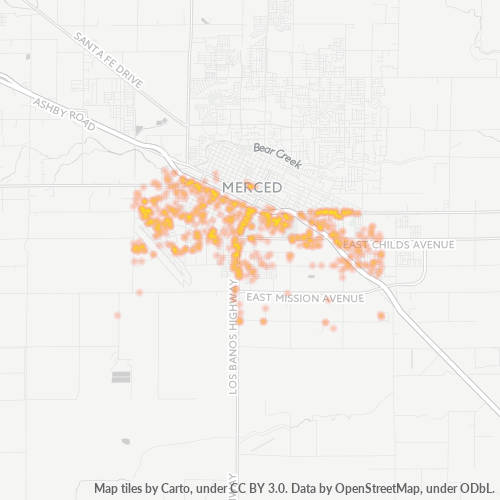 95341 Business Density Heatmap