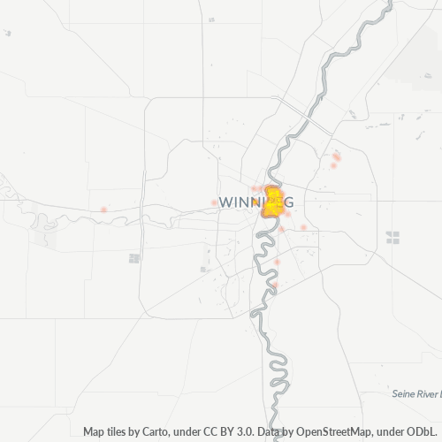 R2H Business Density Heatmap