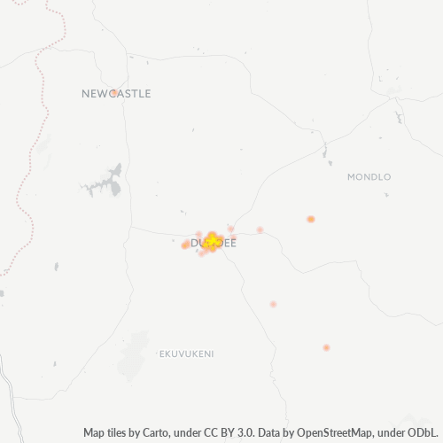 Heatmap for postal code 3000