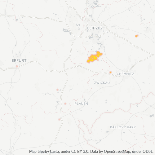 Heatmap für plz 04617