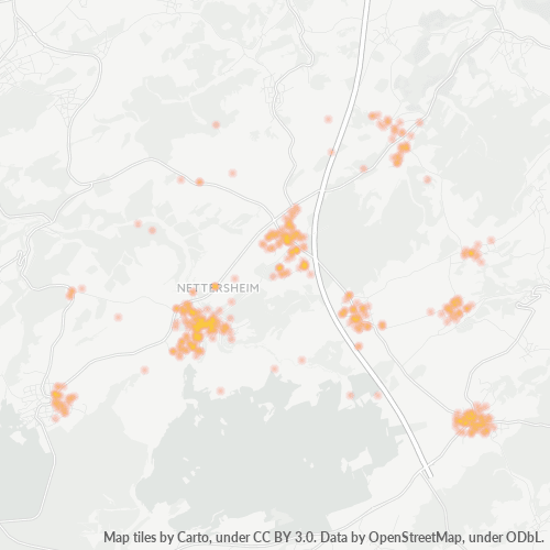 Heatmap für plz 53947