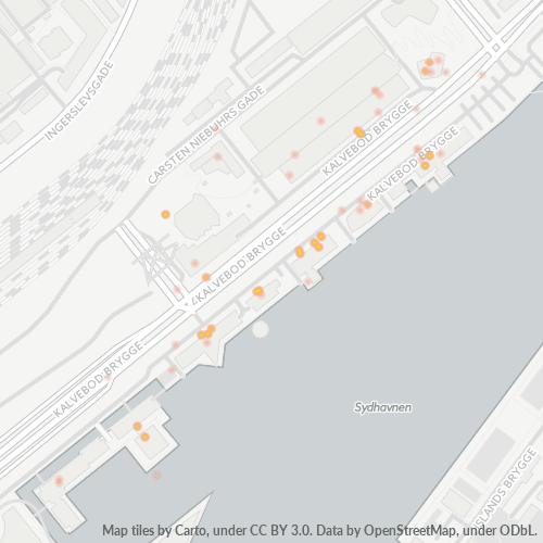 1560 Heatmap over forretningstæthed
