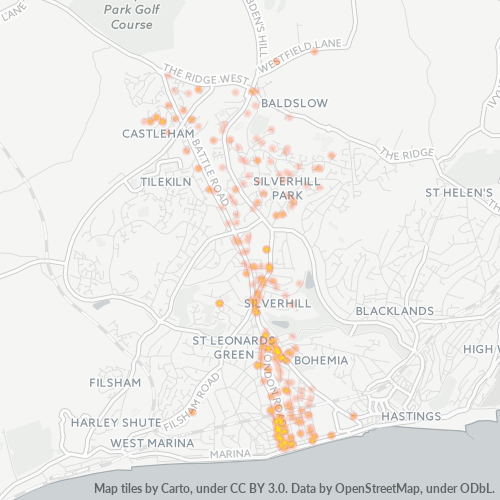 TN37 Business Density Heatmap