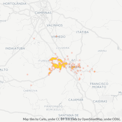 13212-000 Mapa de calor de densidad empresarial