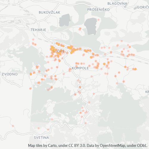 3220 Zemljevid gostote poslovanja