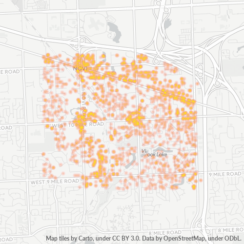 48375 Business Density Heatmap
