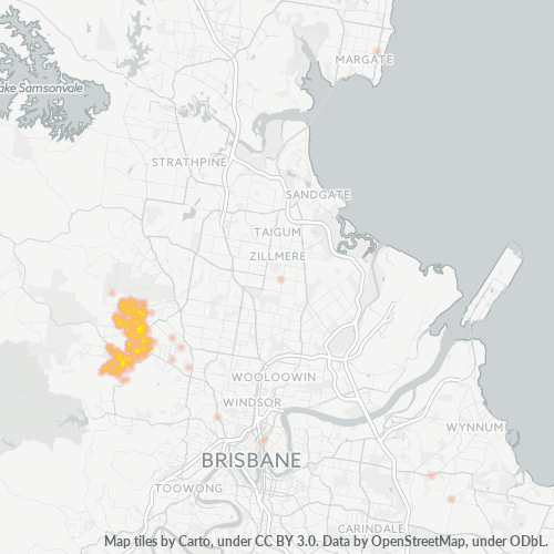 4054 Business Density Heatmap